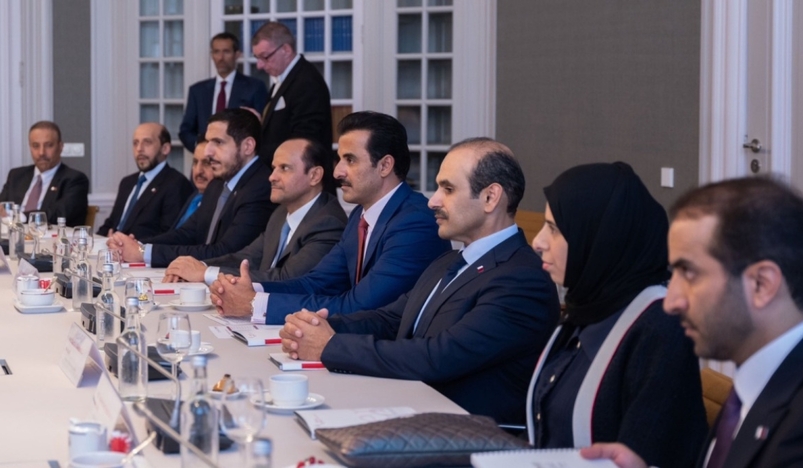 The Amir HH Sheikh Tamim bin Hamad Al Thani in the Kingdom of the Netherlands